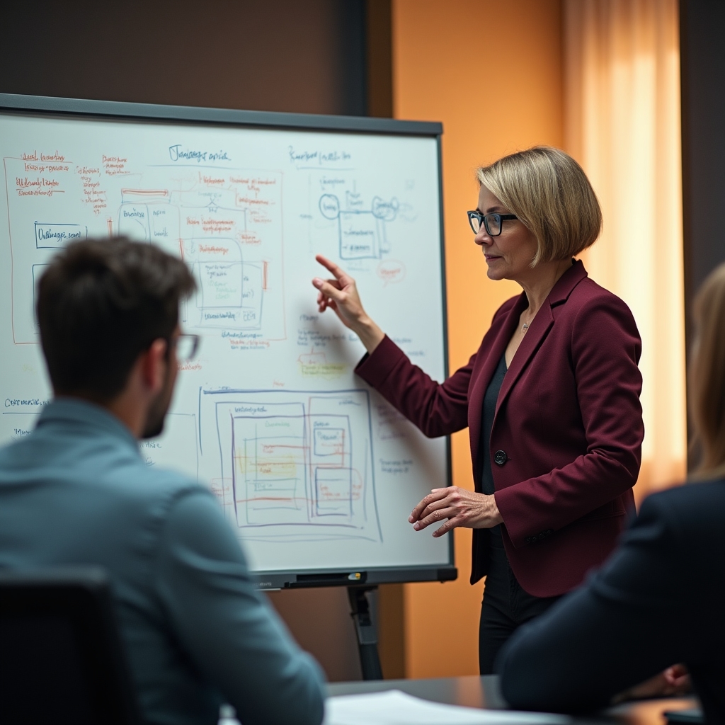 Обсуждение управленческой ситуации у доски