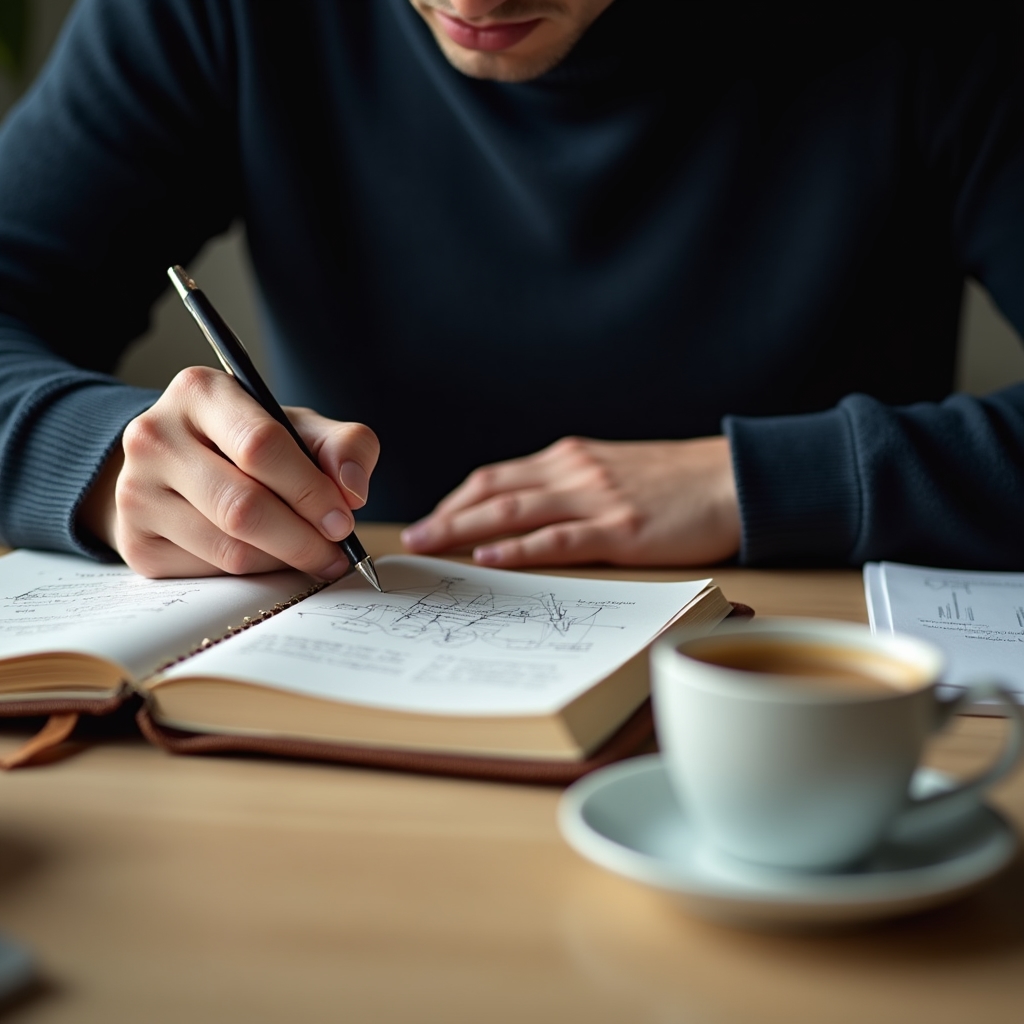 Руководитель делает заметки во время разбора ситуации