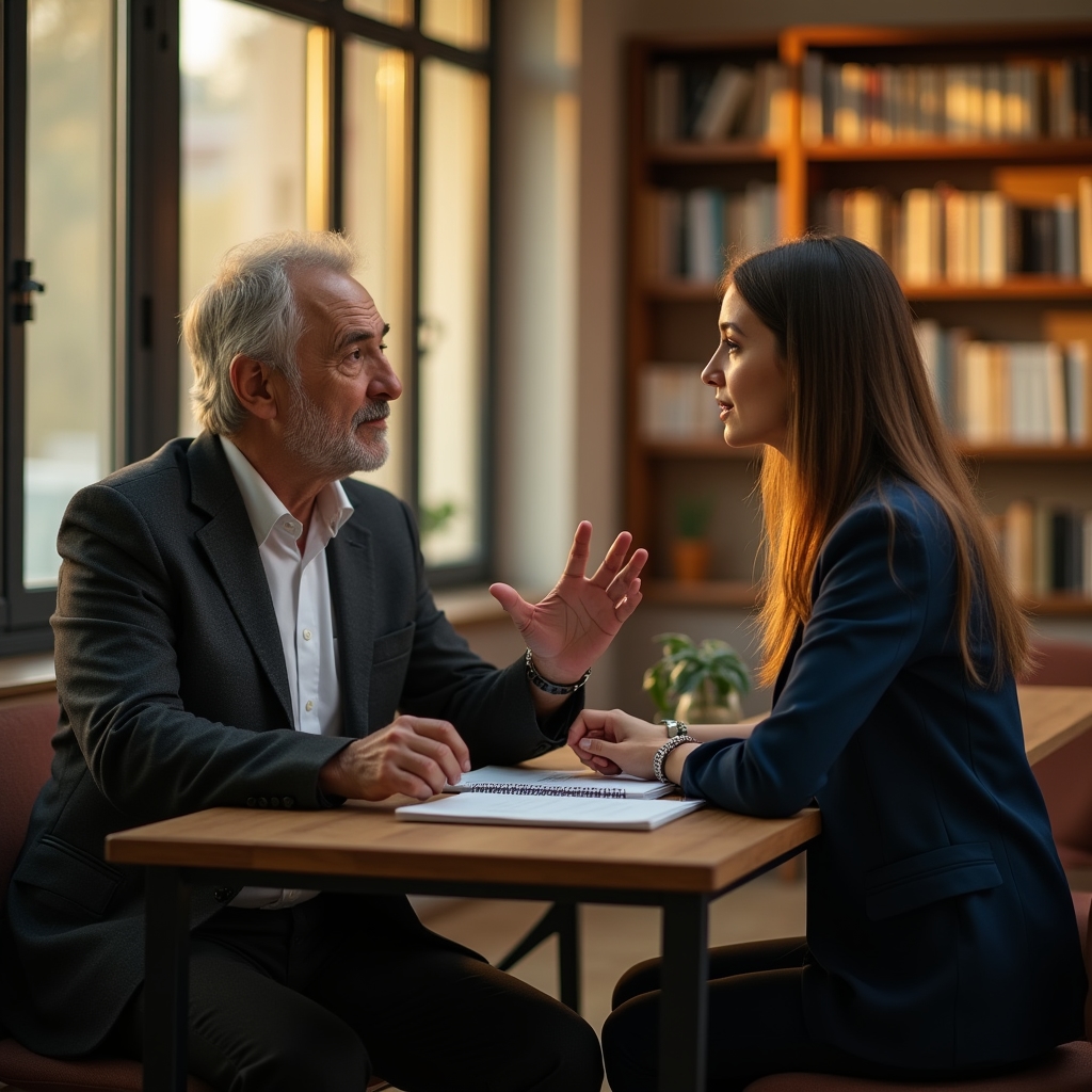 Сессия менторства один на один — опытный управленец и начинающий руководитель